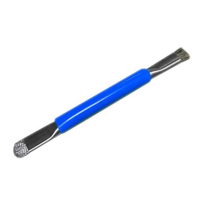Anti-Static Brush Double Head Insulation Hard Brush Cleaning Dust Repair Tool For Mobile Phone IC Pad BGA Motherboard Anti-static Brush For Electronics