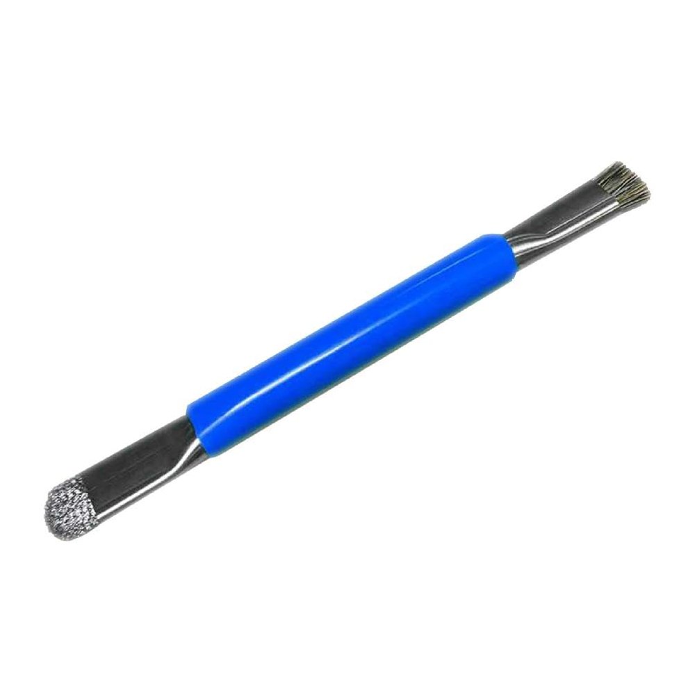 Anti-Static Brush Double Head Insulation Hard Brush Cleaning Dust Repair Tool For Mobile Phone IC Pad BGA Motherboard Anti-static Brush For Electronics