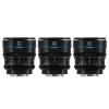 SIRUI Night Walker S35 Manual Focus Cine Lens Set, 24mm, 35mm, 55mm, T1.2 Large Aperture M4/3 Mount Lens for BMPCC4K, GH5II, GH5S, GH6, Z Cam (MS-3SMB, Black) view 1