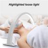 Dpofirs Professional 25W Half Moon Desk Lamp for Nail & Eyelash Beauty, Dimmable LED Light with 3000K-6500K Color Temperature, Desktop Manicure Light for Salon Use (US Plug) view 2