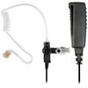 PRYME SPM-2300-T8 is a 2-Wire Style Surveillance Kit with a Clear Acoustic Tube Earphone w/Twist Connect Locking Mechanism. It Features a Lapel-Style mic with a Stealth Clothing Clip. view 1