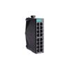 EDS-2016-ML-SS-SC-T, Unmanaged Ethernet Switch, 14 10/100BaseT(X), 2 100BaseFX SM, SC Conn, -40 to 75C Op view 1