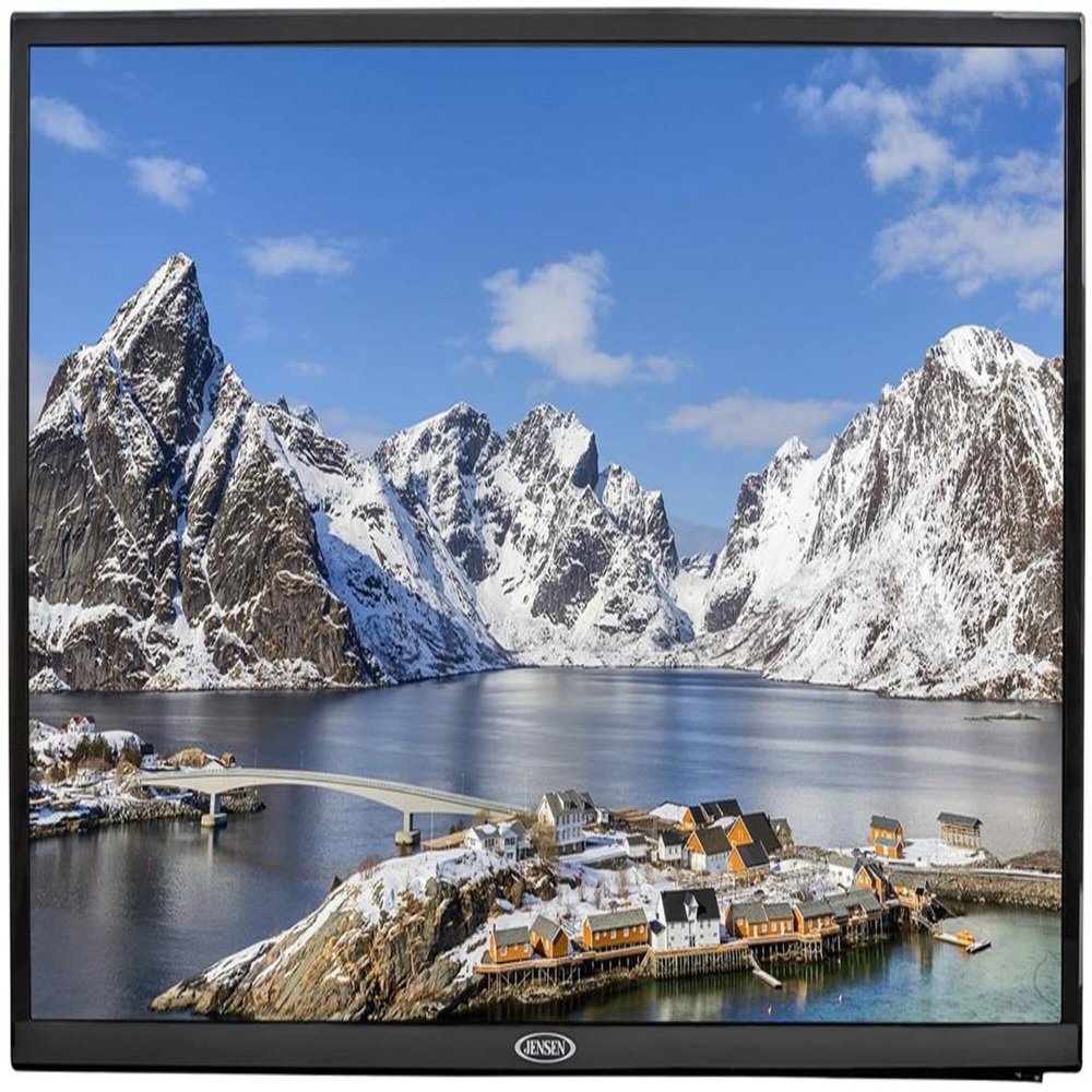 Jensen JTV2423DCS 24" Wall Mount Smart TV, Black; 12VDC; 36W; 1366 x 768 Max Resolution; TFT LED Panel; 3000:1 Contrast Ratio; 2X HDMI Ports; 2X USB Ports
