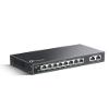 Loocam 10 Port PoE Switch with 8 Ports, 2 Uplink, 96W, 802.3af/at PoE+ 100Mbps, Plug & Play Unmanaged Network Switch, Desktop or Wall Mount view 1