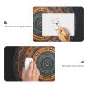 Durable and Washable Mandala Designed Mouse Pad 35.5 x 16 Inch, Non-Slip Rubber Base, Ideal for Easy Typing and Gaming view 3