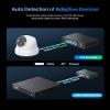5 Port PoE+ Switch - 4 PoE Ports, 1 Uplink, 100Mbps, 65W, Extend to 250M, Unmanaged Plug & Play Network Switch view 4