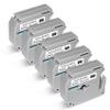 5Pack M-K231 Compatible with Brother P Touch M-K231s Mk231 Label Maker Tape, M Tape 12mm 0.47 White for PT-M95 PT-45 PT-60, Black on White view 1