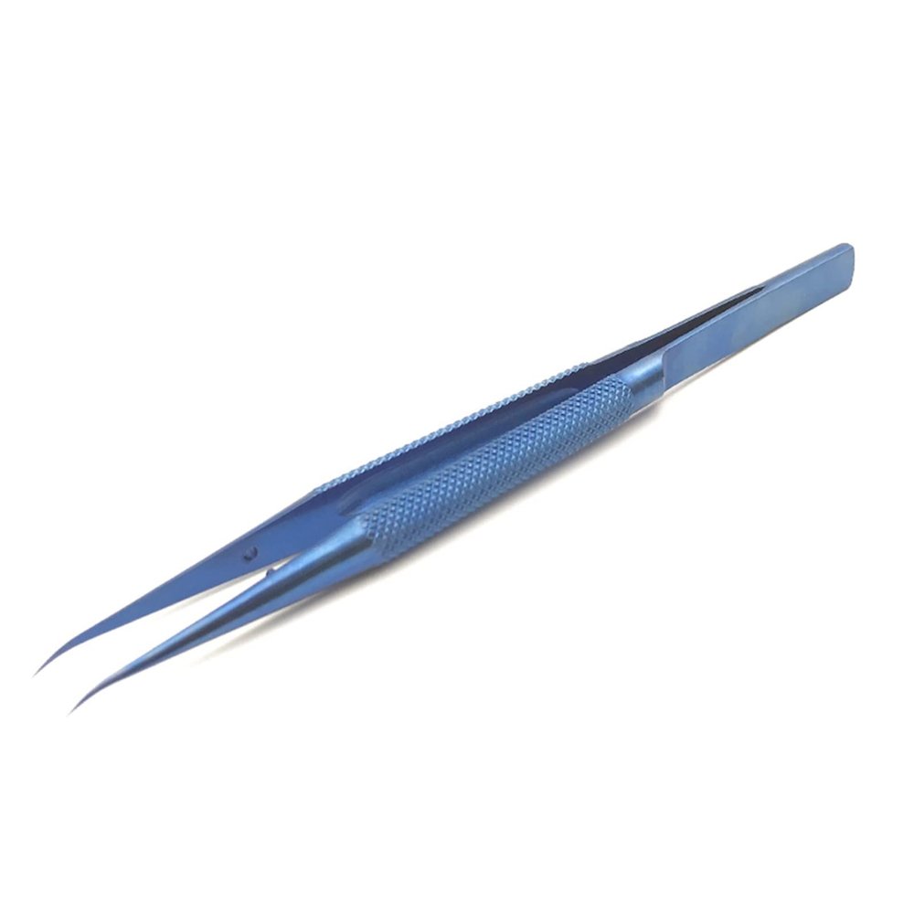 TEMKIN Tweezers Tweezers Professional Maintenance Tool 0.15mm Edge Precision Fingerprint Tweezers Titanium Alloy Board Flying line Tweezers