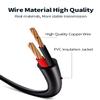 LONNKY 3FT 1M DC Power Extension Cable 5.5mm x 2.1mm, Universal DC 12V Power Extension Cable for Security Camera, LED Strip, CCTV IP Surveillance (3ft, Black) view 3