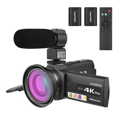 4K/60FPS 48MP WiFi Digital Video Camera Set