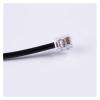 FUzha 25cm rj12 6p6c Telephone Female Socket to Male Adapter Jumper LAN Network ethernet Bulkhead Panel Mount Extension Cable view 3
