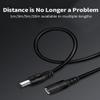 2 Pack 3FT 1M DC Power Extension Cable 5.5mm x 2.1mm, Universal DC 12V Power Extension Cable for Security Camera, LED Strip, CCTV IP Surveillance (2 Pack, Black) view 4