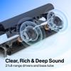 OXS Thunder Lite PC Gaming Soundbar, Sound Bars for TV with Virtual Surround Sound, 2 Full-Range Drivers, Bass Tube, Compact Design, HDMI/AUX/Optical Compatible, Bluetooth 5.0 Wireless Connection view 3