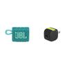 JBL Go 3: Portable Speaker with Bluetooth, Built-in Battery, Waterproof and Dustproof Feature - Teal and InfinityLab InstantCharger 20W 1 USB Compact USB-C PD Charger (Black) view 1