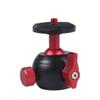 NovelGoal Mini Tripod Ball Head 360 Degree Swivel Ballhead Video Stand Panoramic Heads 1/4" Mount for SLR Camera Tripod Stabilizer Accessories (red Upgraded) view 1