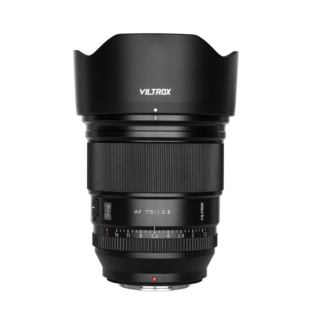 VILTROX 75mm f/1.2 F1.2 EF PRO EF Lens for Sony E-Mount Ultra Wide Angle APS-C Auto Focus Prime Lens Compatible with Sony E-Mount Mirrorless Cameras A7M/R/S Series A7Cc A9 A1 A6x00 Fs5