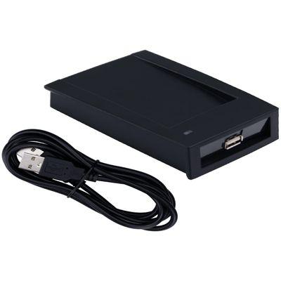13.56Mhz IC Card Door Lock System Card Reader ABS Material Hotel Property Management Wire Machine Integrated USB Interface Access Control Applicable (IC 13.56Mhz RS232)