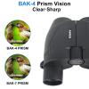 20X25 Compact Binoculars for Adults and Kids,Large Eyepiece Waterproof BinocularEasy Focus Small Binoculars for Bird Watching,Hiking and Concert,Black view 2