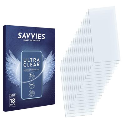savvies Screen Protector compatible with Astell&Kern A&norma SR25 MKII Protection Film Clear 18-Pack