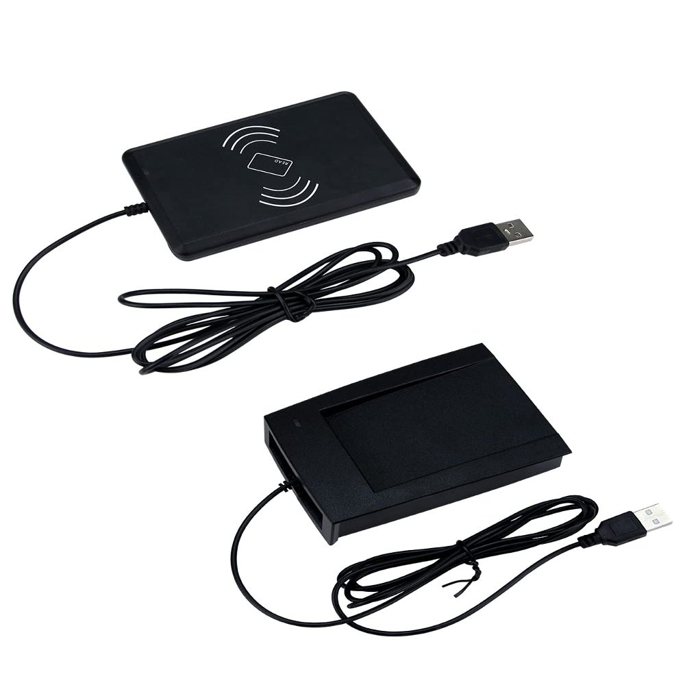 13.56Mhz IC Card Door Lock System Card Reader ABS Material Hotel Property Management Wire Machine Integrated USB Interface Access Control Applicable (KA-08MF)