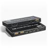 BolAAzuL USB C to HDMI KVM Switch 4K 60Hz, Type-C KVM Switch HDMI for 2 Computers Share 1 HDMI Monitor, 1 Set of Mouse&Keyboard - 2 USB Video Cables Included view 1