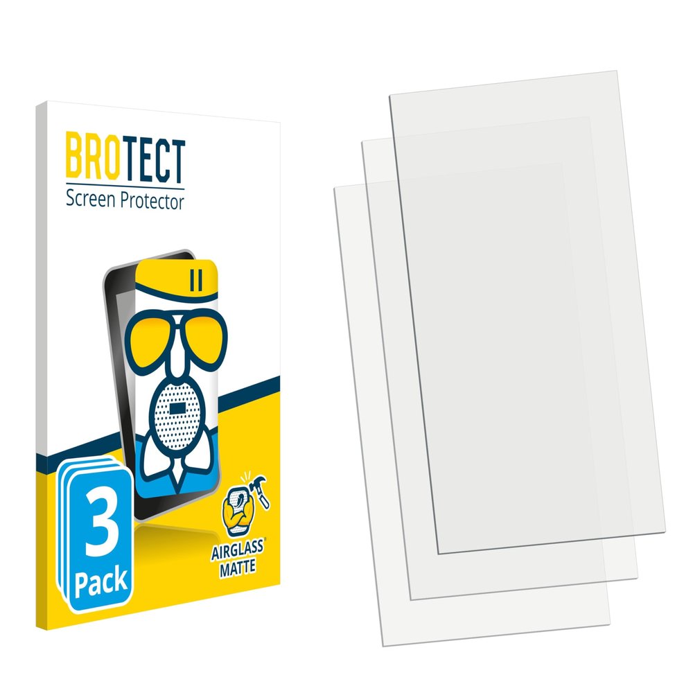 brotect Anti-Glare Glass Screen Protector Matte compatible with Astell&Kern A&norma SR25 MKII (3 Pack) - Anti-Scratch 9H Protection Film