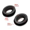 1 Pair Black Velour Foam Headphone Covers with 2 Acoustic Foam,1 Head Cushion view 2