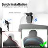 Wukanleng Tesla Back Seat Tablet Mount for Model 3/Y, [Anti-Drop] Tesla Headrest iPad Holder with 360 Adjustable Road Trip Essentials for Kids Fits All 4.7-12.9'' Devices view 2