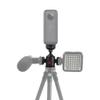 NovelGoal Tripod Head Standard 1/4 Inch Screw Interface Ballhead Adapter for Digital SLR Cameras Monitor Vlog Flash Light Microphone (Type B 2X Cold Shoe) view 2