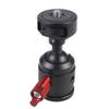 NovelGoal Tripod Head Standard 1/4 Inch Screw Interface Ballhead Adapter for Digital SLR Cameras Monitor Vlog Flash Light Microphone (Type B Lock Disc) view 1