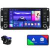 AINAVI 7 inch for Jeep Wrangler Dodge Chrysler 2008-2020 Android 12 Car Stereo Upgrade Radio Replacement Installation Kit DSP Auto Stereo Wireless Apple CarPlay GPS Navigation view 1