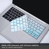 2PCS Keyboard Cover Skin for HP EliteBook 830 835 840 845 1040 G9 G10 13.3 & 14 inch 2025-2022, HP EliteBook 14 inch Keyboard Protector(Not fit 840 845 1040 G11 G8 G7 G6 G5 G4 G3),Gradual Mint+Clear view 3