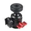 NovelGoal Tripod Head Standard 1/4 Inch Screw Interface Ballhead Adapter for Digital SLR Cameras Monitor Vlog Flash Light Microphone (Type A 1x Cold Shoe) view 1
