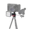 NovelGoal Tripod Head Standard 1/4 Inch Screw Interface Ballhead Adapter for Digital SLR Cameras Monitor Vlog Flash Light Microphone (Type A 1x Cold Shoe) view 3