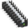 10 Pack Compatible for Brother P-Touch TZe-R231 TZ-R231 TZe Satin Ribbon Tape 12mm 0.47 Inch Black on White Fabric Tape for Ptouch Embellish PT-2030AD PT-1090 1290 1880W PT-H100 Label Maker view 1