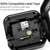 10 Pack Compatible for Brother P-Touch TZe-R231 TZ-R231 TZe Satin Ribbon Tape 12mm 0.47 Inch Black on White Fabric Tape for Ptouch Embellish PT-2030AD PT-1090 1290 1880W PT-H100 Label Maker view 2