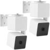UYODM 2Pack Adhesive Metal Wall Mount Bracket Compatible with Wyze Cam Pan V3/ Wyze Cam V4/V2, VHB Stick On,No Drilling Mounting Bracket for Wyze Get The Best View,Two Ways Installation view 1