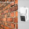 UYODM 2Pack Adhesive Metal Wall Mount Bracket Compatible with Wyze Cam Pan V3/ Wyze Cam V4/V2, VHB Stick On,No Drilling Mounting Bracket for Wyze Get The Best View,Two Ways Installation view 4