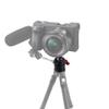 NovelGoal Tripod Head Standard 1/4 Inch Screw Interface Ballhead Adapter for Digital SLR Cameras Monitor Vlog Flash Light Microphone (Type A Dual Use) view 4
