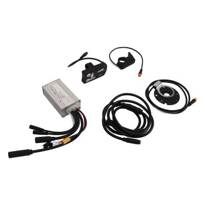 Alomejor 3 Mode Sine Controller Brushless Motor Controller with Hall Brushless DIY Electric Conversion Motor Kit for Mountain