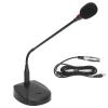 Cyrank USB Computer Microphone, Gooseneck Condenser Microphone Wired Microphone Podium Microphones Desktop Paging Mic Corded Voice Mic for Meetings Lectures view 1