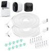 DIANMU 20FT Power Cord for Wyze Cam Pan V3, Arlo Essential, Blink Outdoor (3rd Gen), 90 Degree L-Shape Micro USB Power Extension Weatherproof Charging Cable (Not for Wyze V3), 2 Pack view 1