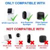DIANMU 26FT Power Extension Cable with Adapter for Wyze Cam Pan V3, Arlo Essential, Blink Outdoor (3rd Gen) - Weatherproof L-Shaped Micro USB Charging Cord and Charger (Not for Wyze V3) - 2 Pack view 2