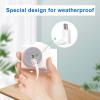 DIANMU 26FT Power Extension Cable with Adapter for Wyze Cam Pan V3, Arlo Essential, Blink Outdoor (3rd Gen) - Weatherproof L-Shaped Micro USB Charging Cord and Charger (Not for Wyze V3) - 2 Pack view 3