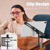 Wukanleng Desktop Clamp Tablet Holder for Anti-Theft with Lock and Keys, Aluminum iPad Kiosk Stand with 360 Rotating for Store POS Reception for iPad Pro/Air/Mini, Surface, Galaxy Tabs 7-11" Tablets view 4