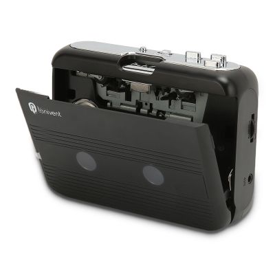 Portable Cassette Player Auto Reverse, FM Tape Player with Built-in Speaker, Stereo Clear Sound Quality, Headphone Support, Retro Music Player for Travel
