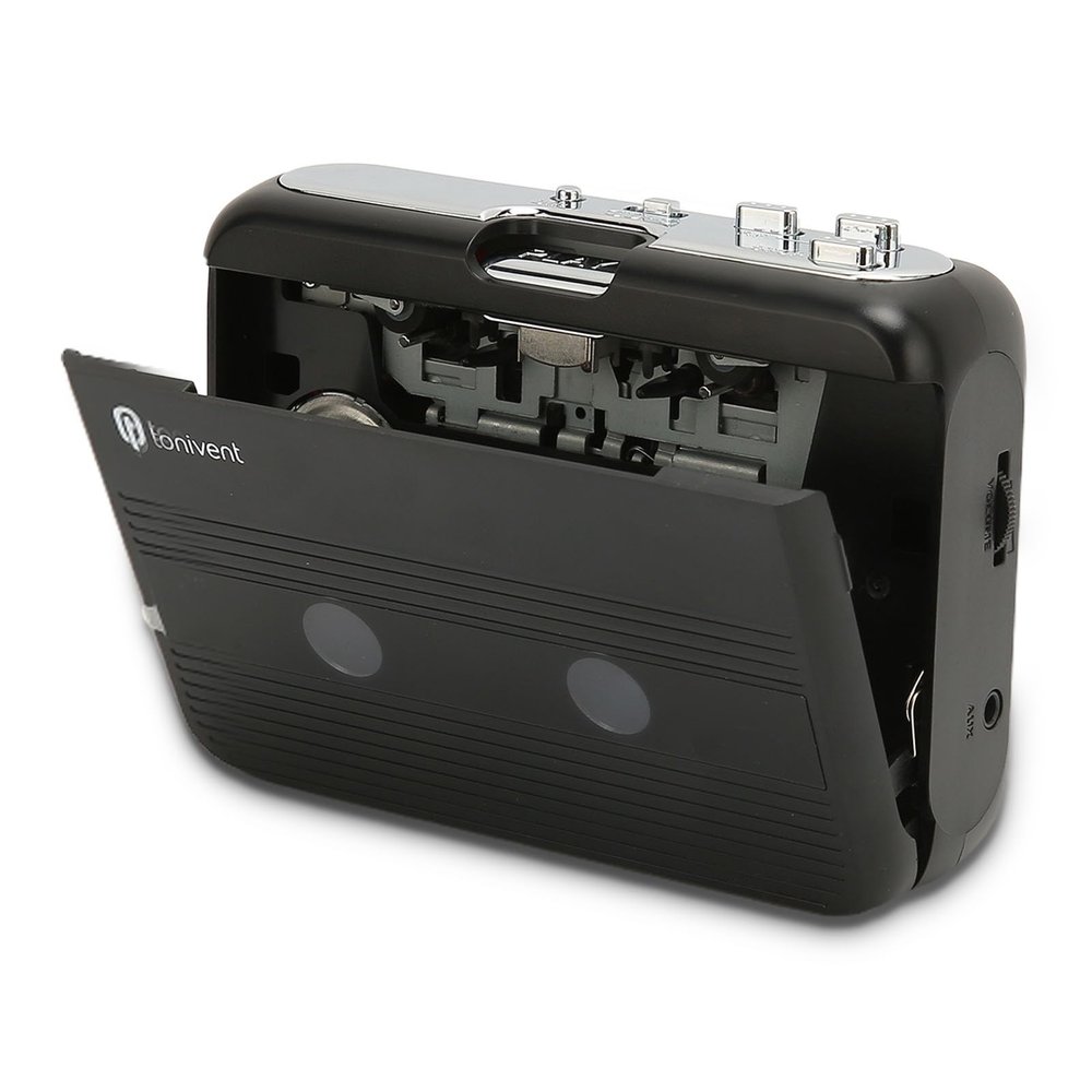 Portable Cassette Player Auto Reverse, FM Tape Player with Built-in Speaker, Stereo Clear Sound Quality, Headphone Support, Retro Music Player for Travel