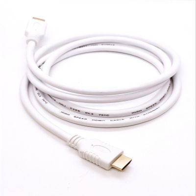 30FT High-Speed HDMI 2.0 with Ethernet Cable 4K@60Hz 26AWG CL3 White Color