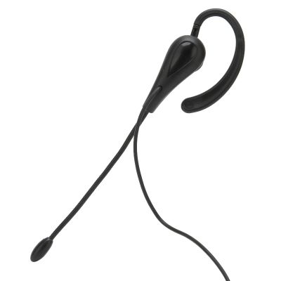 Call Center Headset, 3.5mm Wired Ear Hook Single Sided Customer Service Headphone with Mic, for Laptop Mobile Phones, for Telemarketing
