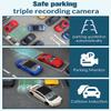 1080P Full HD 170 Deg Wide Angle Dashboard Camera with 32GB SD Card,3 Channel Dash Cam Front and Rear Inside,2.0 inch IPS Screen,Built in IR Night Vision,Parking Mode,G-Sensor,Loop Recording view 4